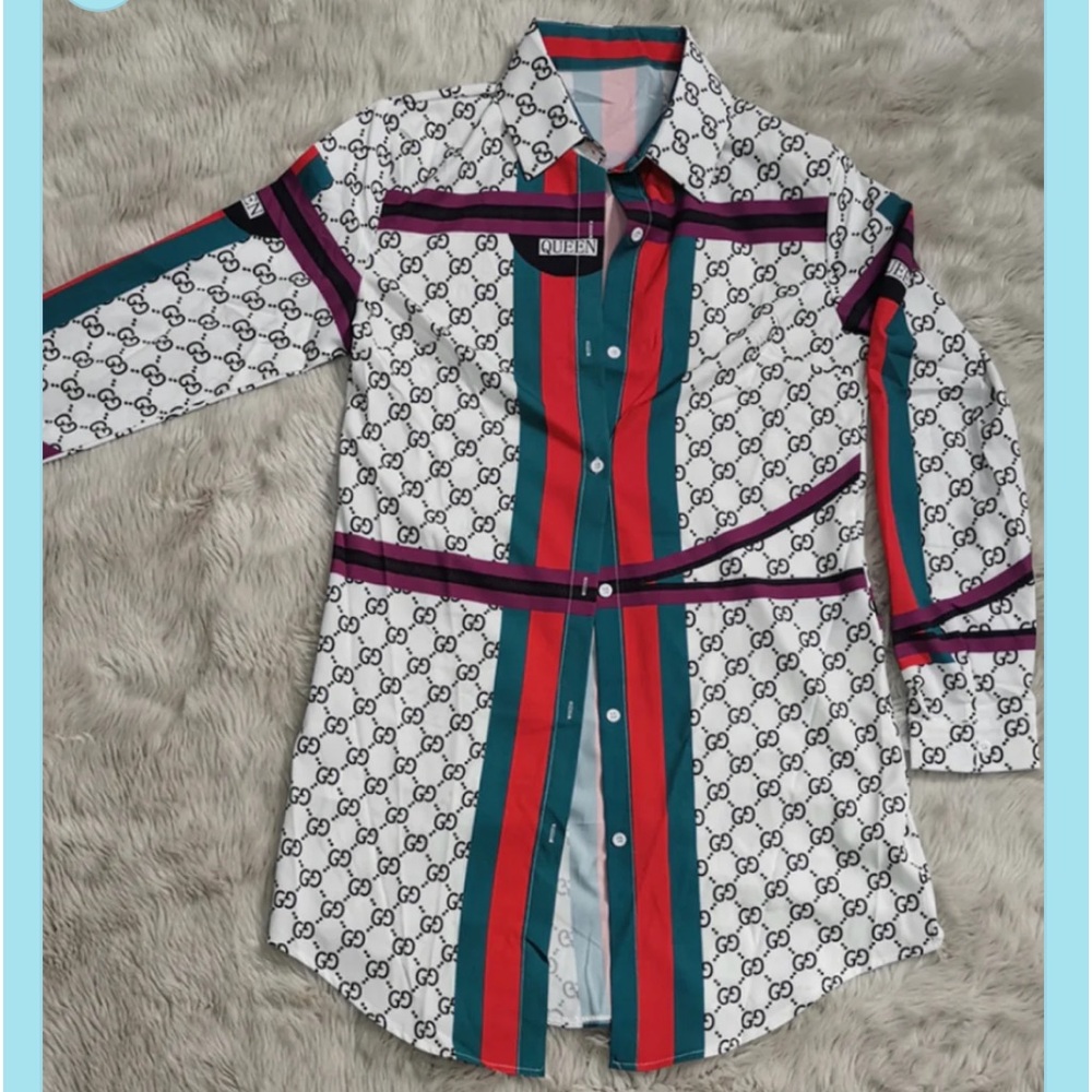 Classy Double G Shirt Dress XL